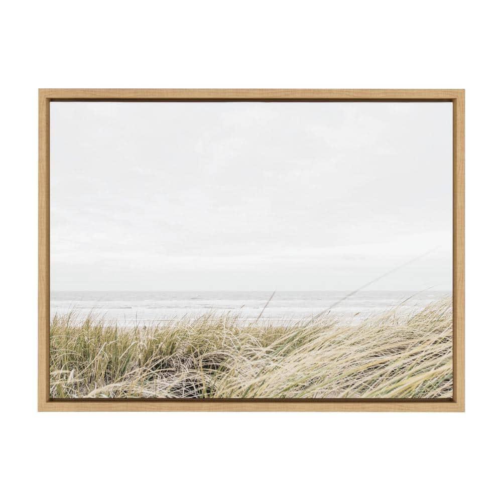 Kate and Laurel Sylvie East Beach Framed Canvas by Amy Peterson Art Studio, 18x24, Natural