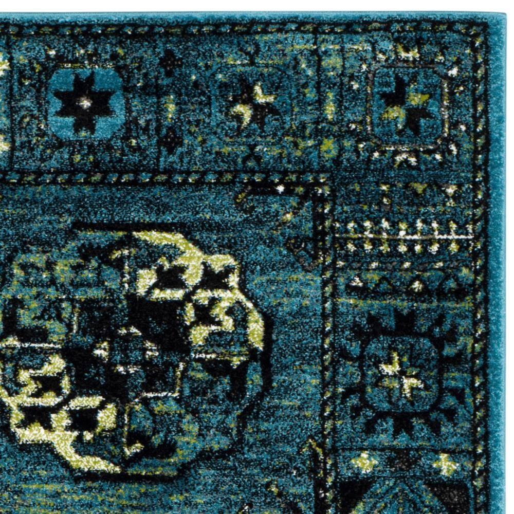Vintage Hamadan VTH212 Power Loomed Indoor Area Rug - Blue/Multi - 5'3"x7'6" - Safavieh