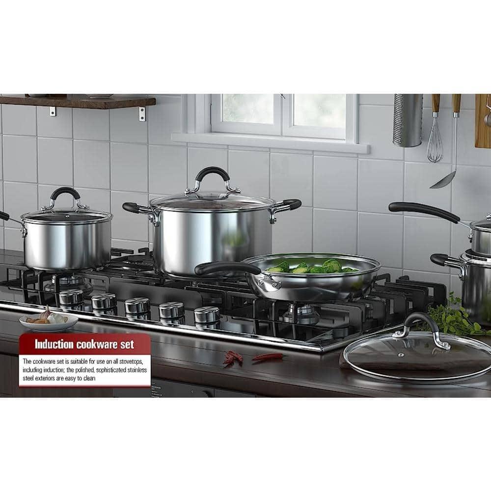 Cook N Home Cook N Home Professional Stainless Steel Stockpot with Lid