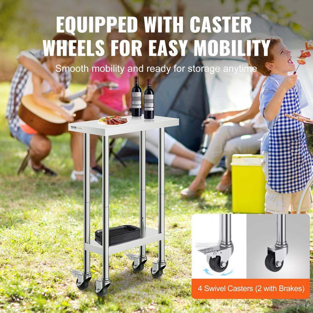 VEVOR Metal Kitchen Cart