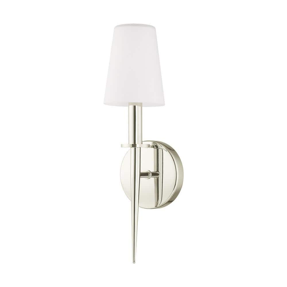 Livex Lighting Witten 1 - Light Wall Light in  Polished Nickel