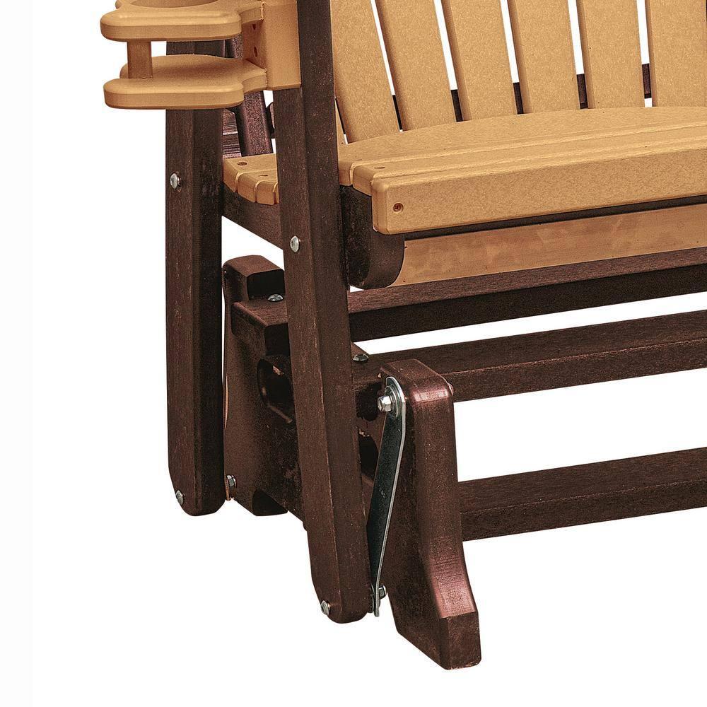 Outdoor Gliding Plastic Bench
