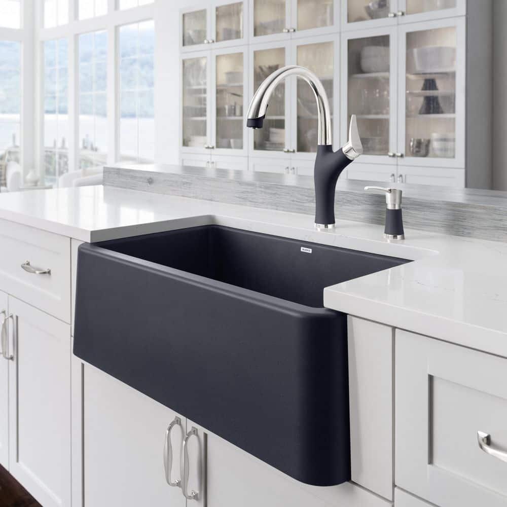 Ikon SILGRANIT 30" L x 19" W Farmhouse Sink