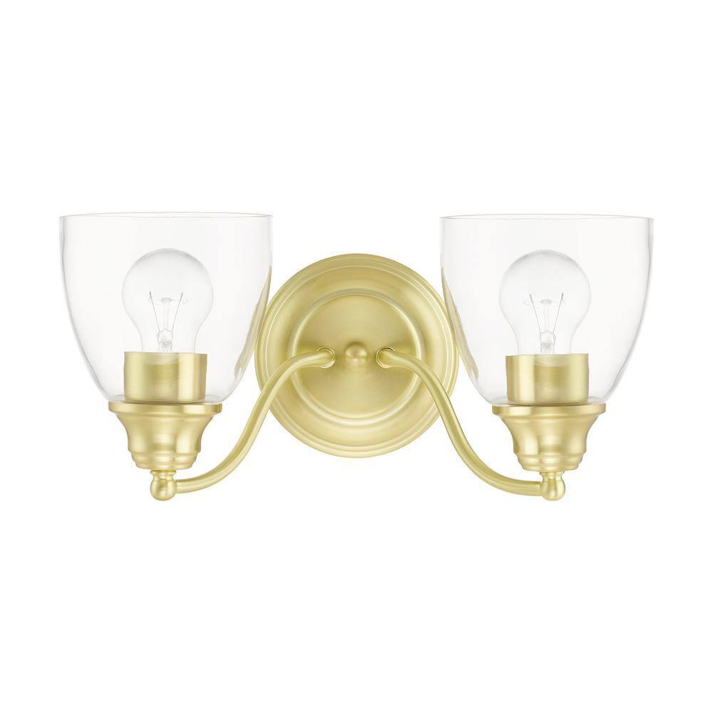 Livex Lighting Montgomery 2 - Light Vanity in  Satin Brass