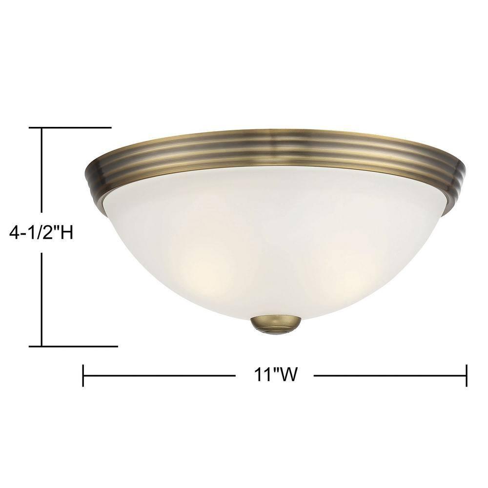 Savoy House NULL 2 - Light Flush Mount in  Warm Brass