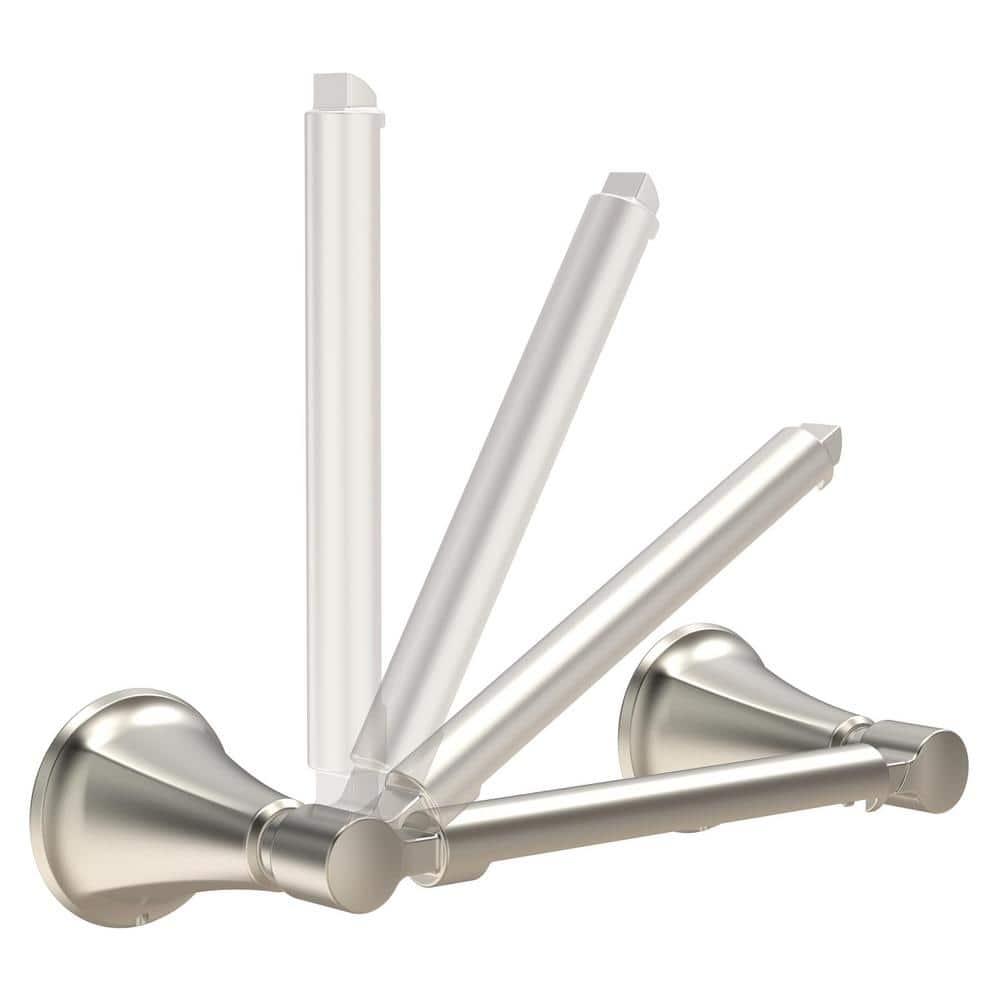 Linden™ Wall Mount Pivot Arm Toilet Paper Holder Bath Hardware Accessory