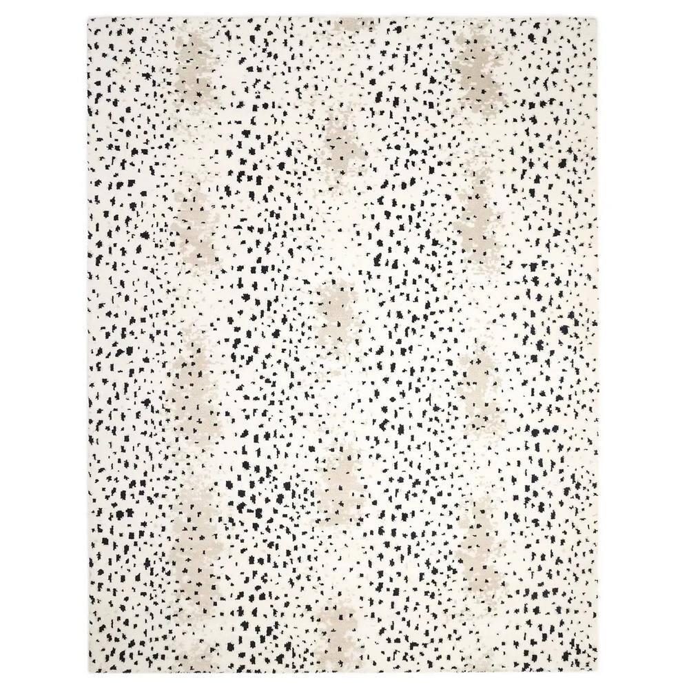 Esmarie Hand-Knotted Wool Rug - Ivory / 5' x 8'