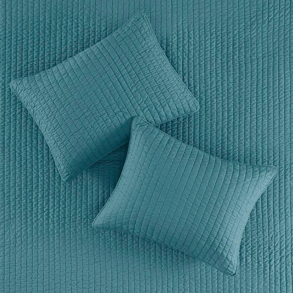 Madison Park Barwick Reversible Solid 3 Piece Quilt Set