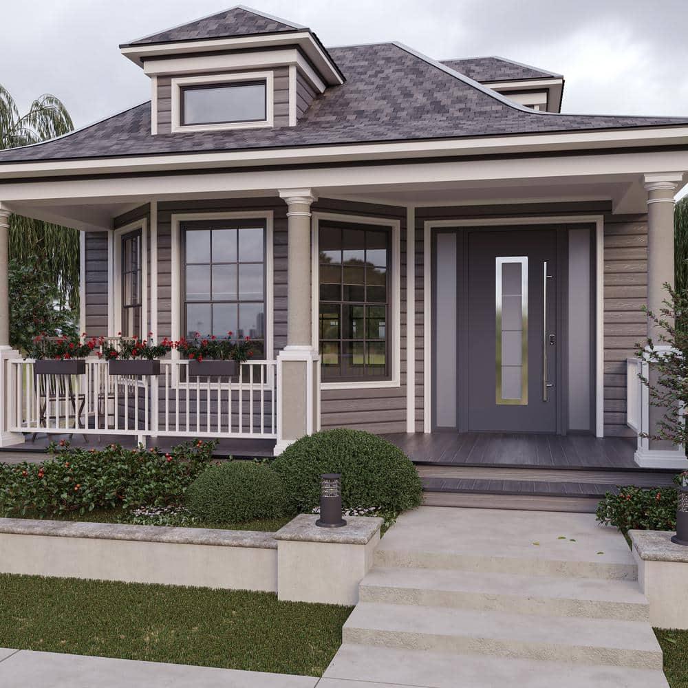 37.4'' x 81.5'' Steel Front Entry Doors