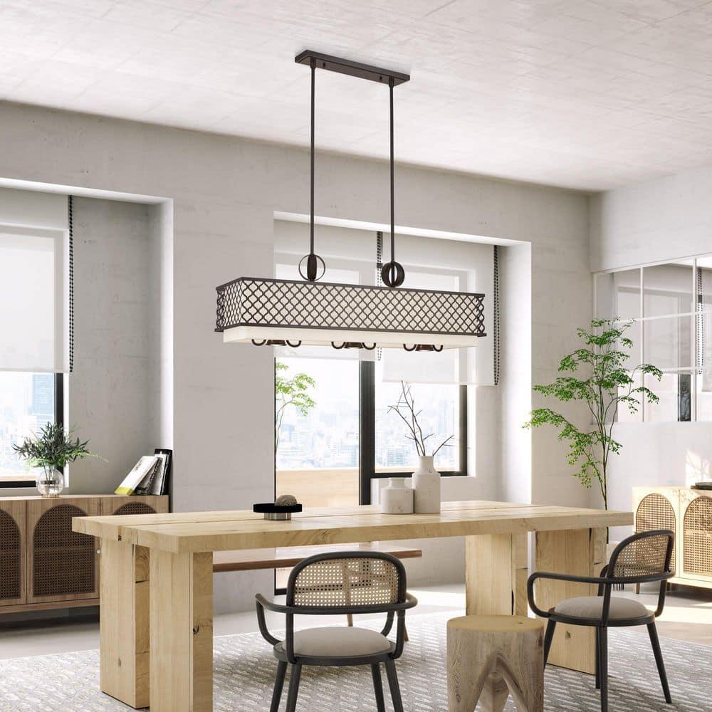 9 - Light Square / Rectangle Chandelier