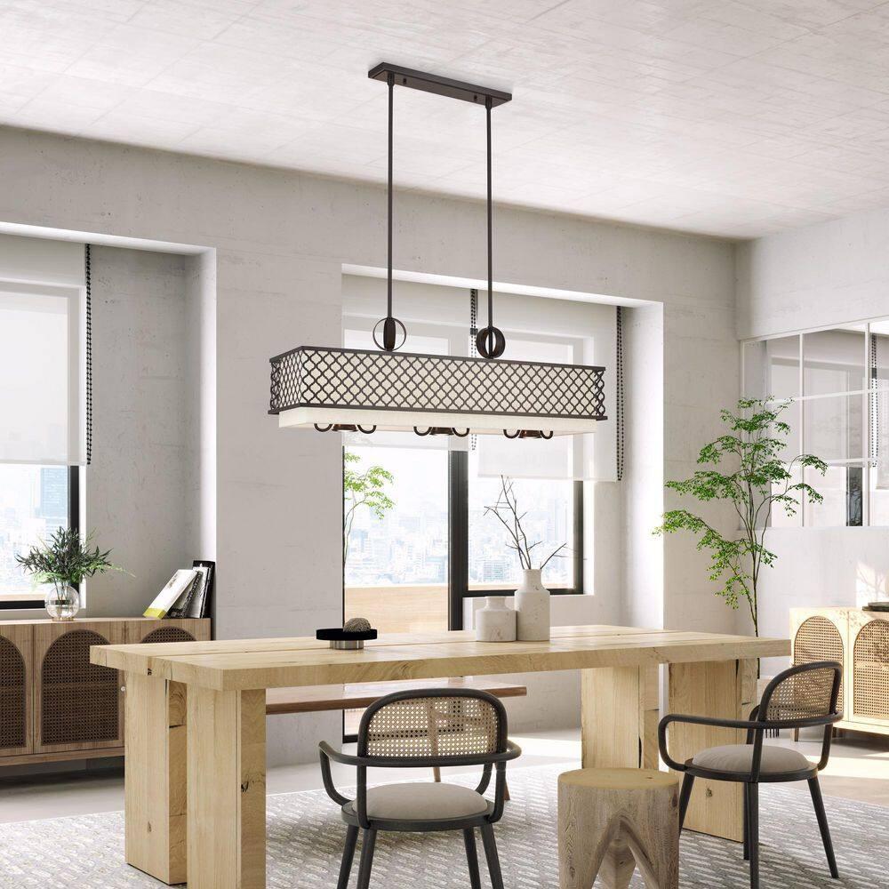 9 - Light Square / Rectangle Chandelier