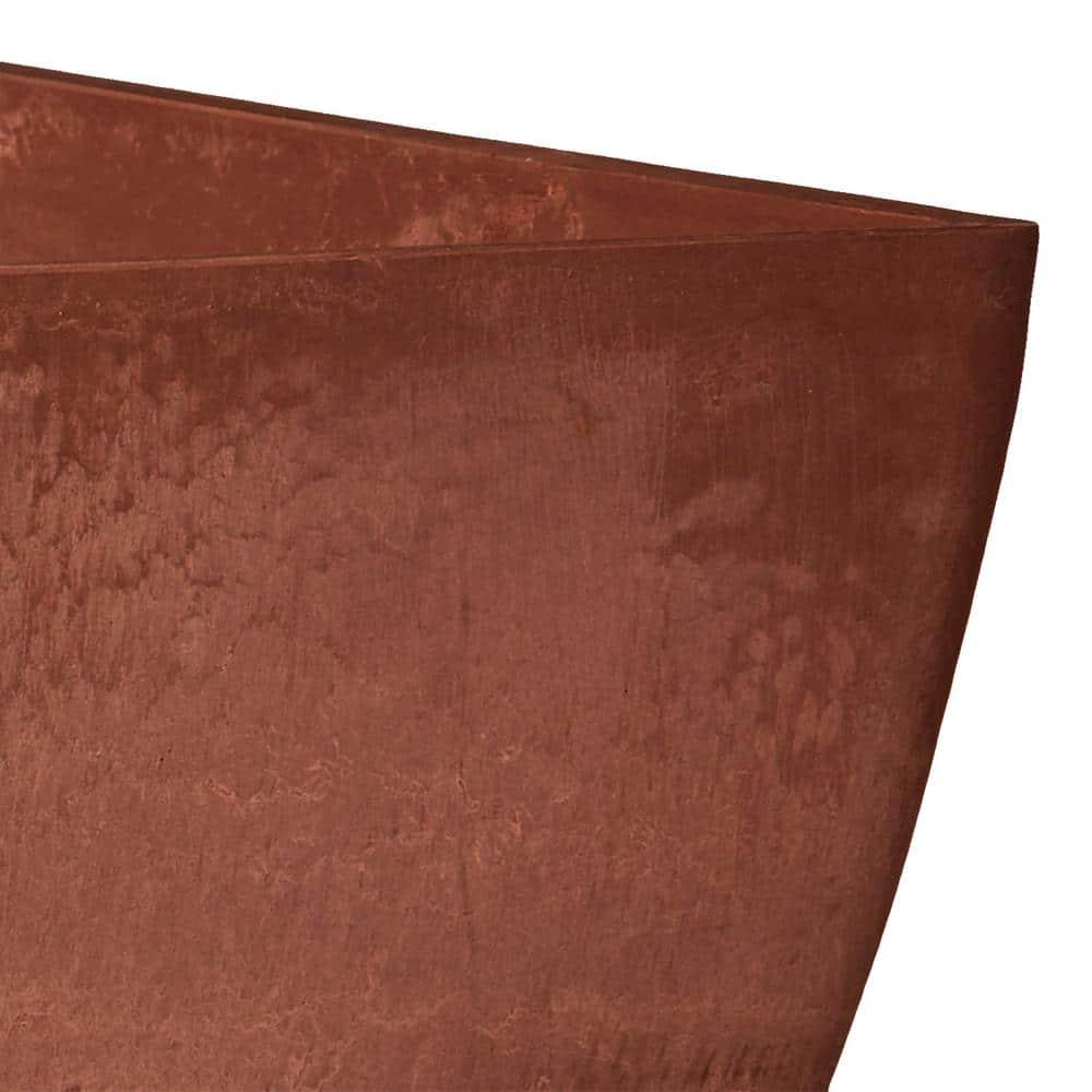 Simplicity Square 16 in. x 16 in. x 13 in. Terra Cotta PSW Pot