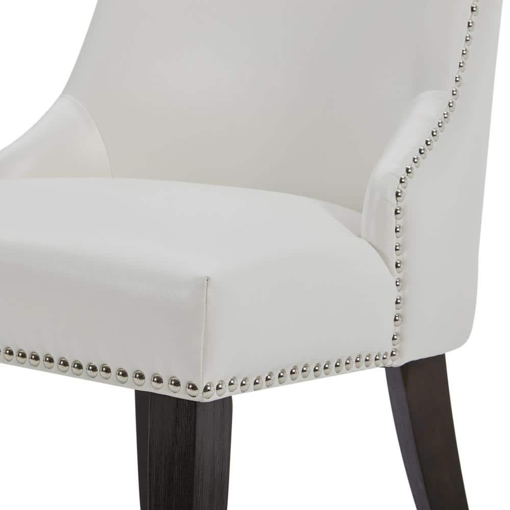 Lester 19"H Dining Chair (Set of 2) - White- Safavieh