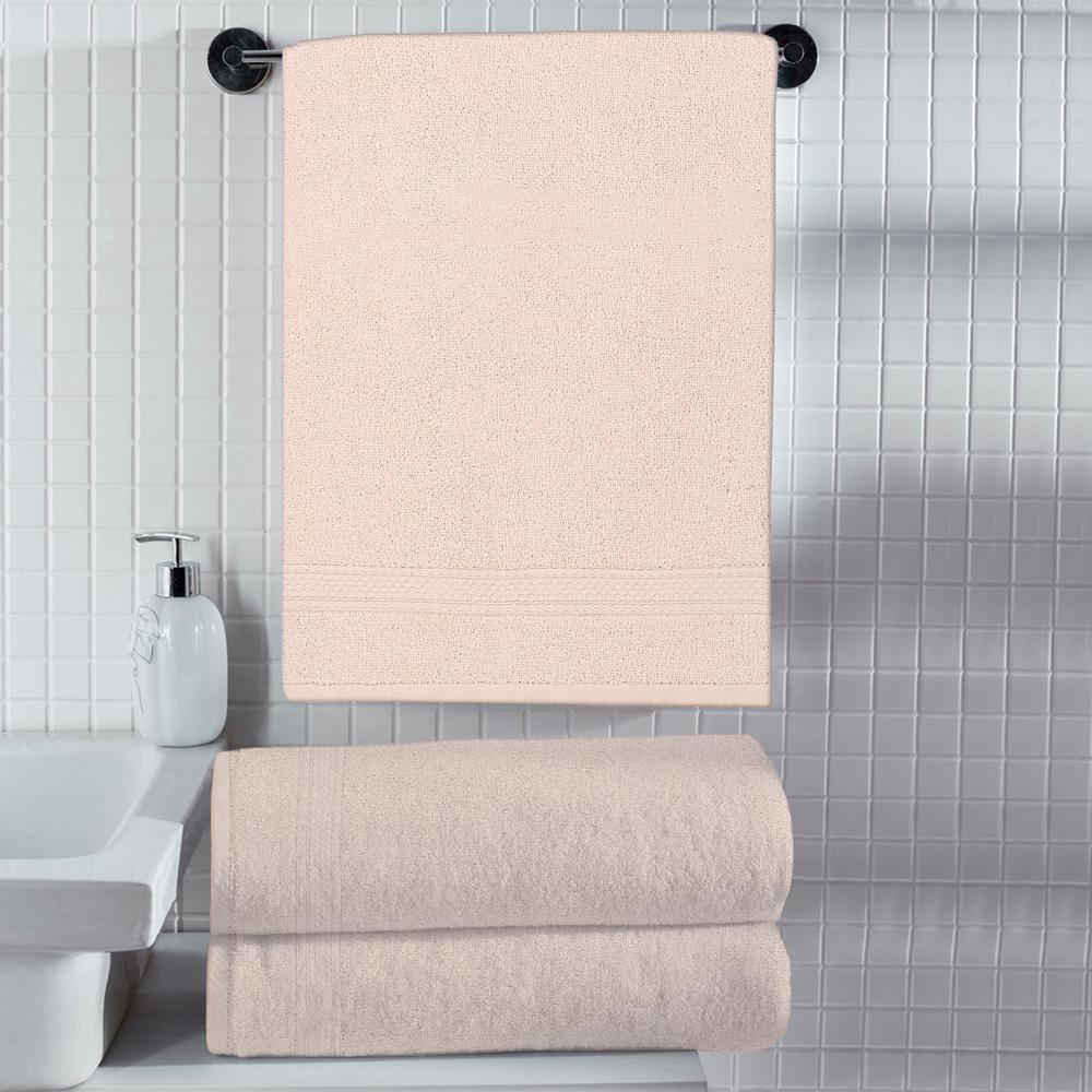 A1 Home Collections LLC A1HC Bath Sheet 500 GSM 100% Ring Spun Cotton Low Lint, Ultra Soft, Highly Absorbent Quick Drying Bathroom Sheet Sets Bath