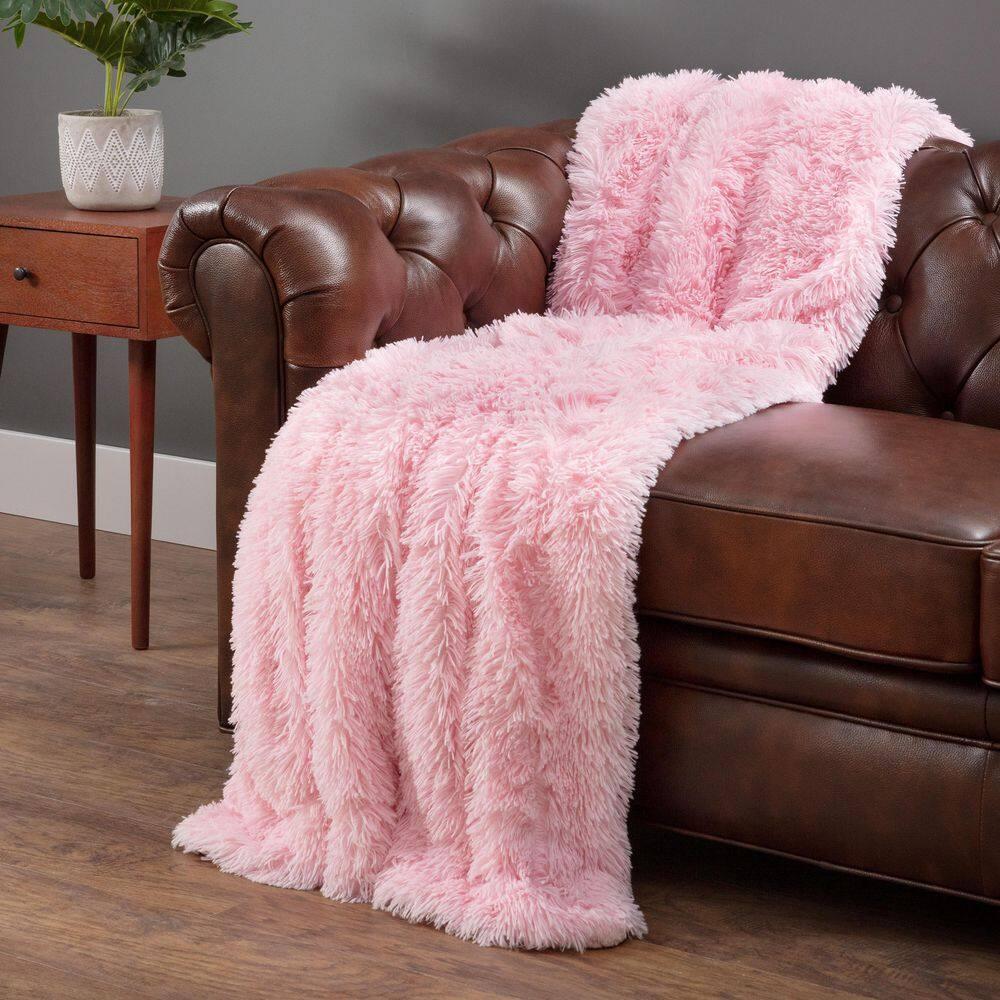 Chanasya Shaggy Shaggy Super Elegent Sherpa Long Fur Throw