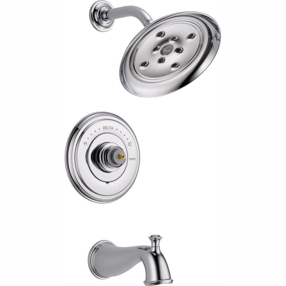 Classic Chrome 7" Stainless Steel Raincan Showerhead with H2Okinetic Technology