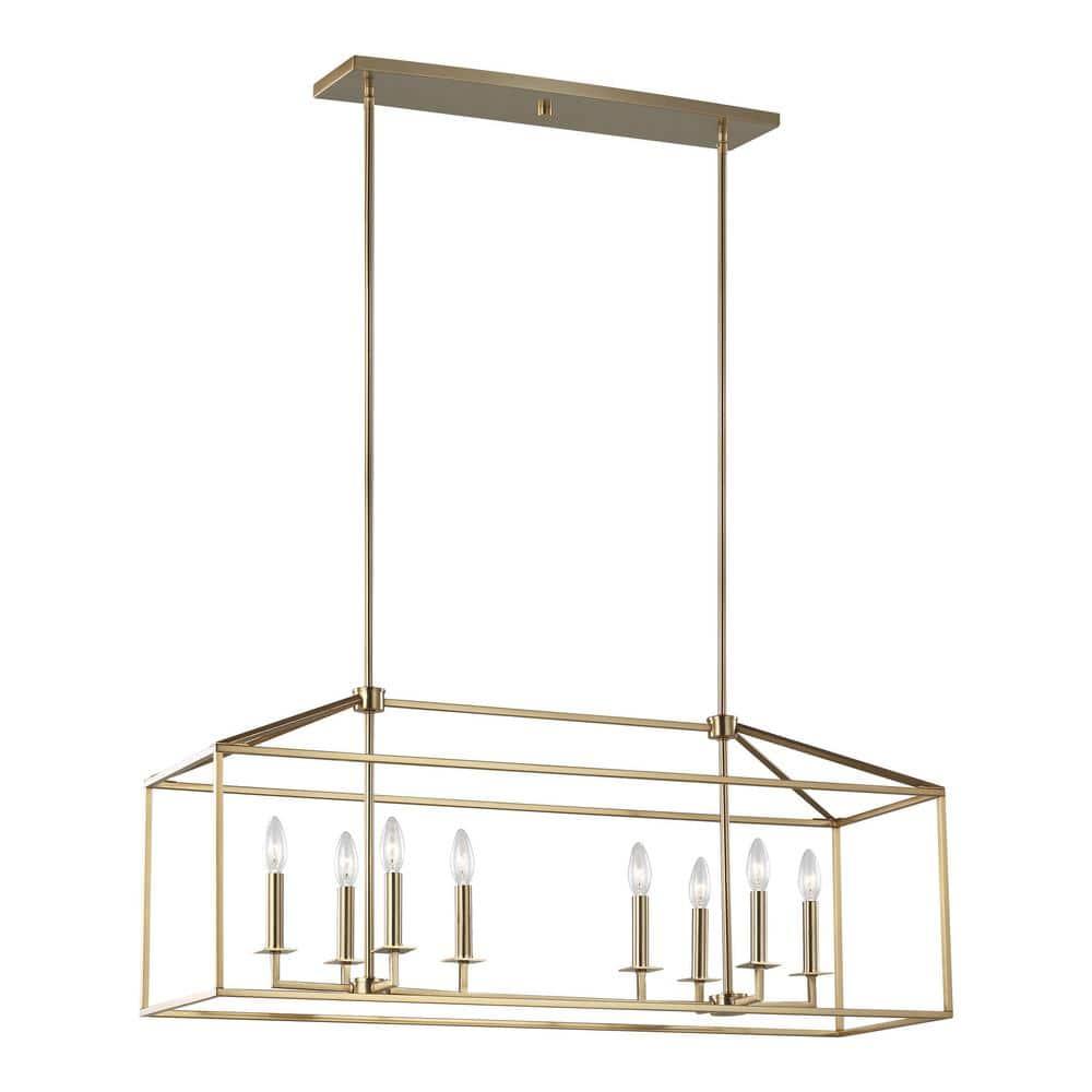 Lucius Linear Chandelier - Brass / 40"L