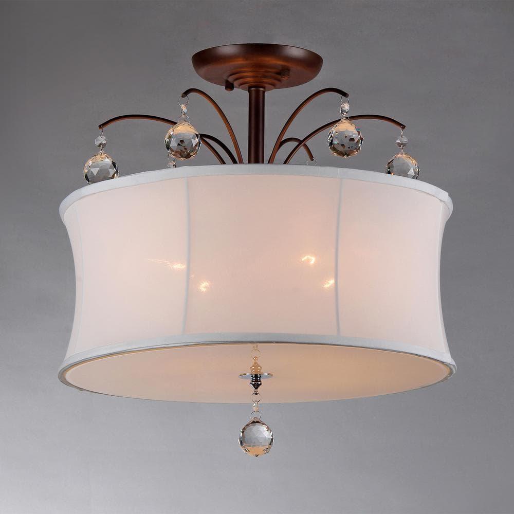 Warehouse of Tiffany Crystal Fountain Pendant Lamp