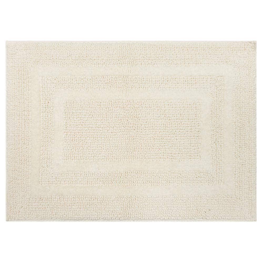 Mohawk Cotton Bath Mat Soft Absorbent Quick Dry Machine Washable Bathroom Mat, Natural, 21" x 34"