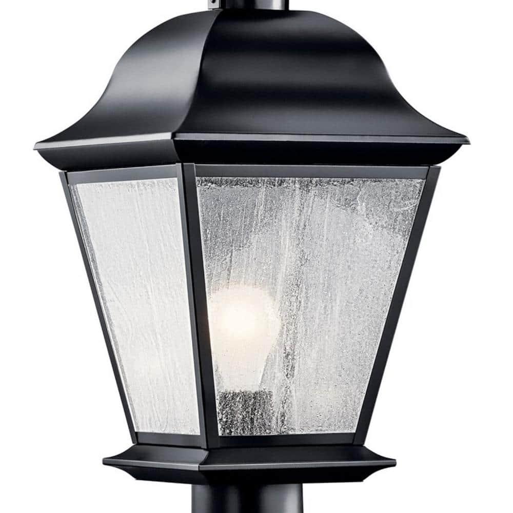 Kichler Lighting Mount Vernon 1 - Light Post Light in  Black