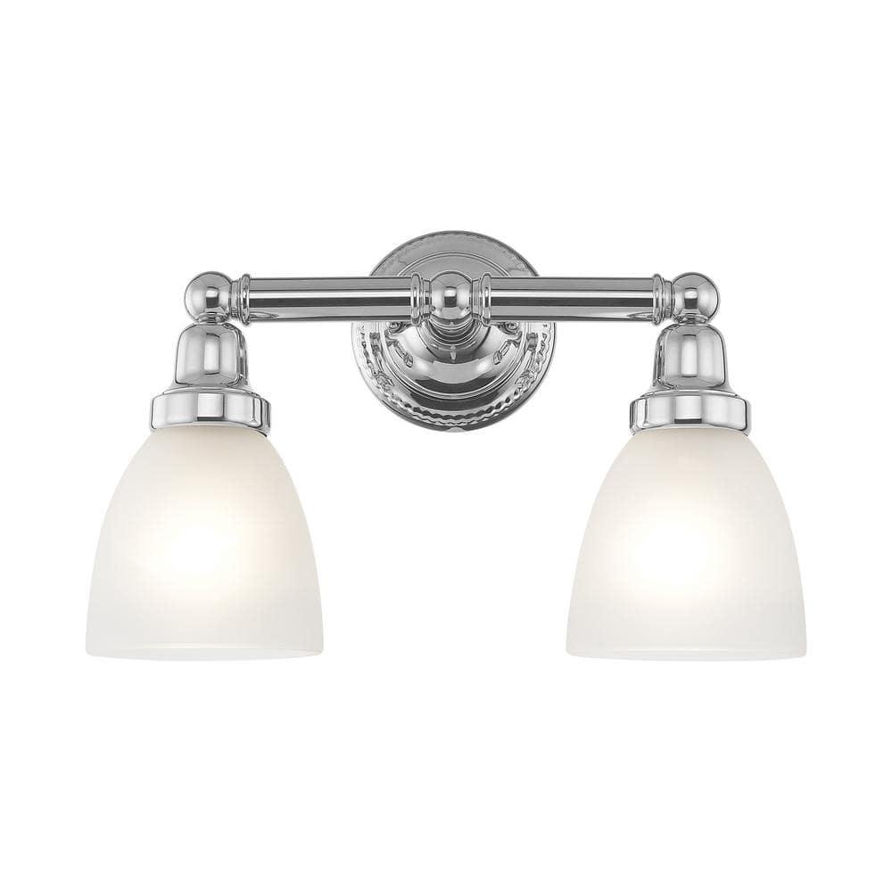 Livex Lighting Classic 2 - Light Vanity in  Polished Chrome