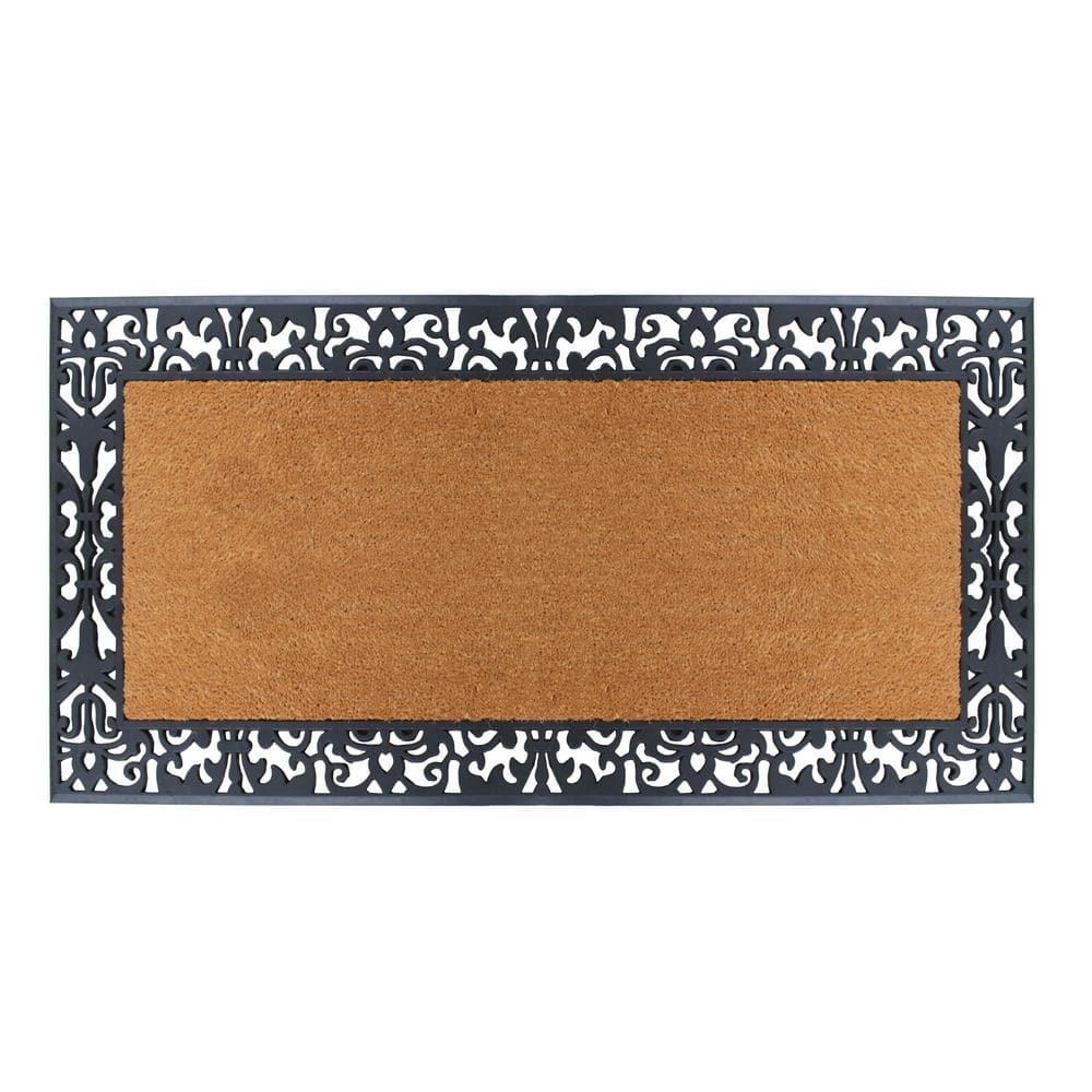 A1HC Entrance Door Mats, 30” x 60”, Durable Large Outdoor Rug, Non-Slip Welcome Doormat, Rubber Backed Low-Profile Heavy Duty Door Mat, Indoor Outdoor for Front Door, High Traffic Areas