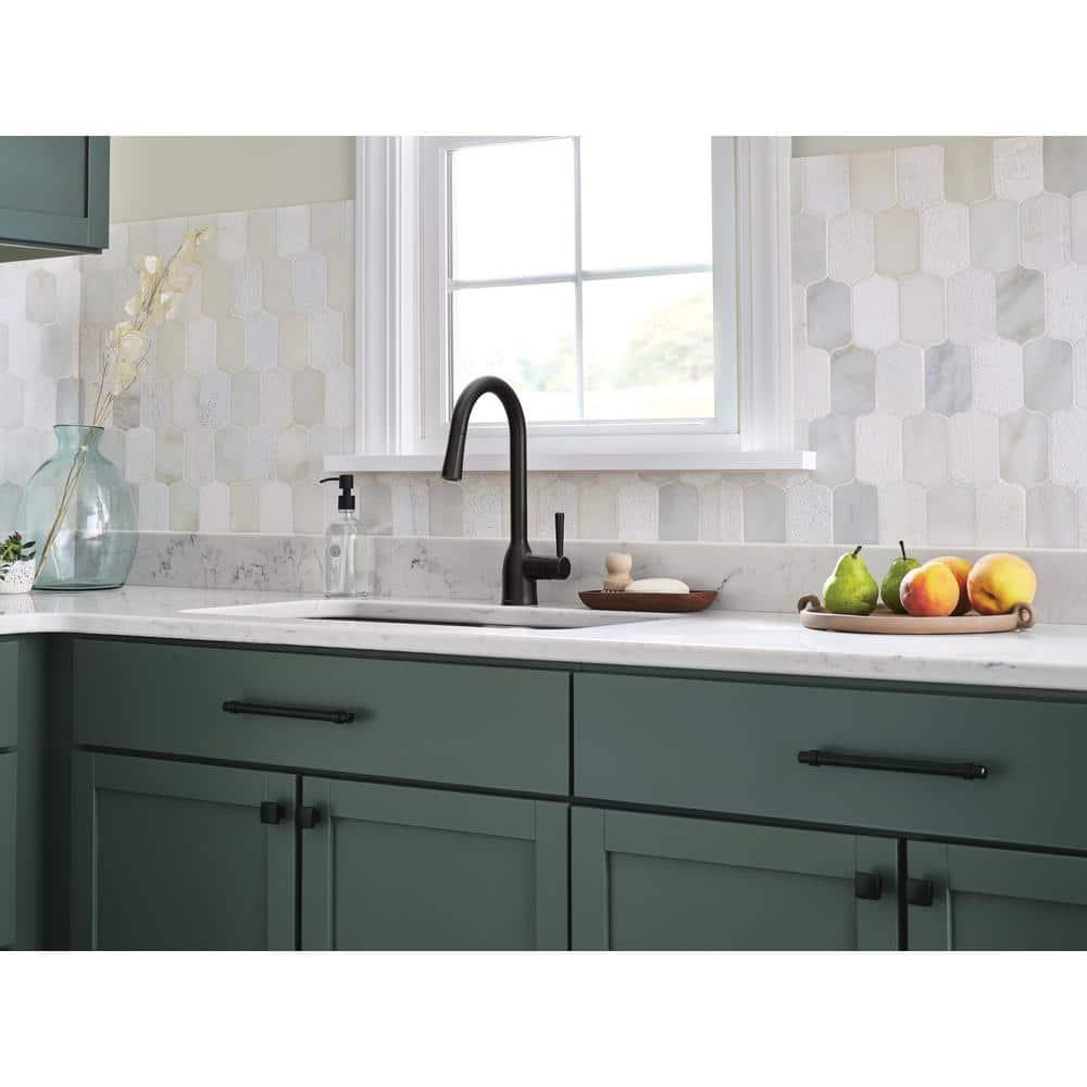 Matte Black Stainless Steel Pull-Out Spray Kitchen Faucet