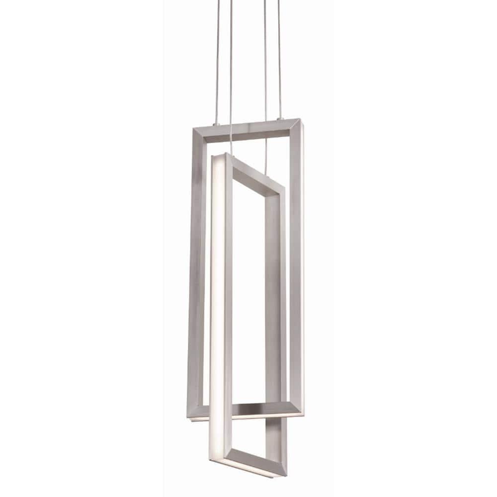 AFX - Cole - 2 Light Pendant-Satin Nickel Finish