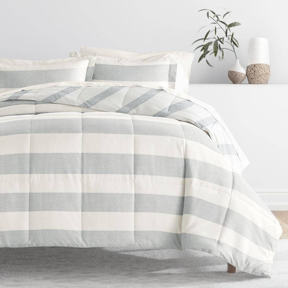 IEnjoy Home 7-Piece Bedding Bundle - Pattern Comforter and Sheet Set