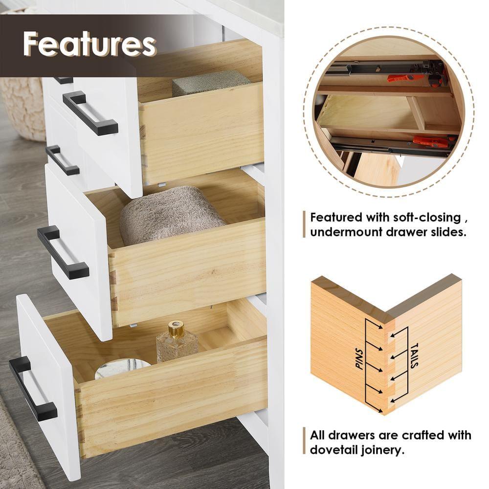 Laurel 71.2" Double Bathroom Vanity Base Only