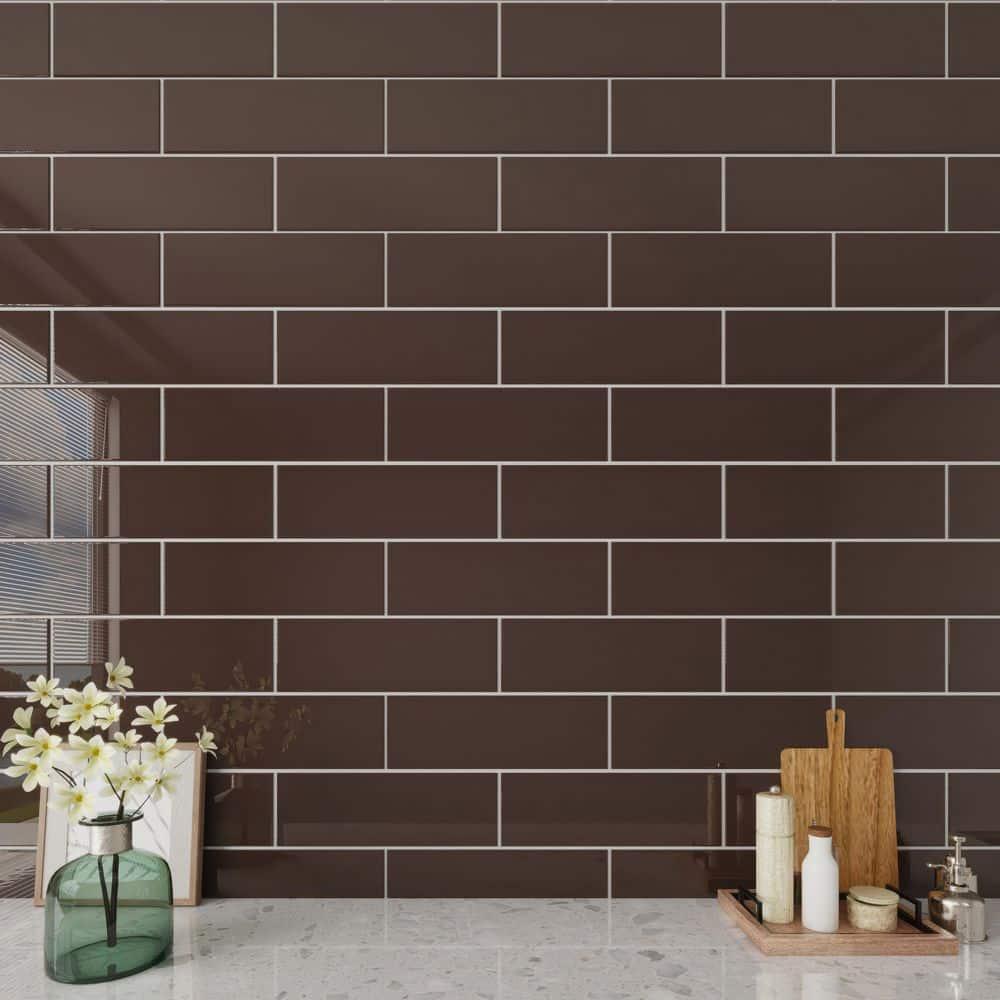Glass Subway 4" x 12" Wall Tile