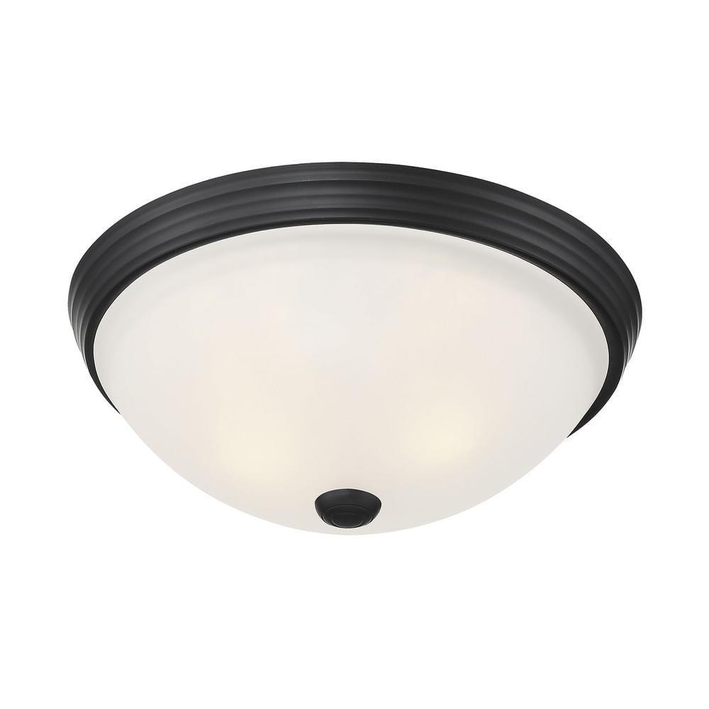 Savoy House NULL 2 - Light Flush Mount in  Black