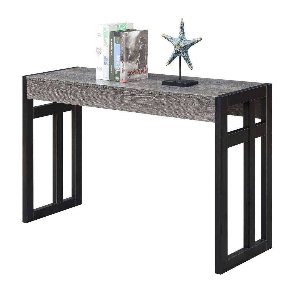 Convenience Concepts Monterey Console Table, Weathered Gray/Black