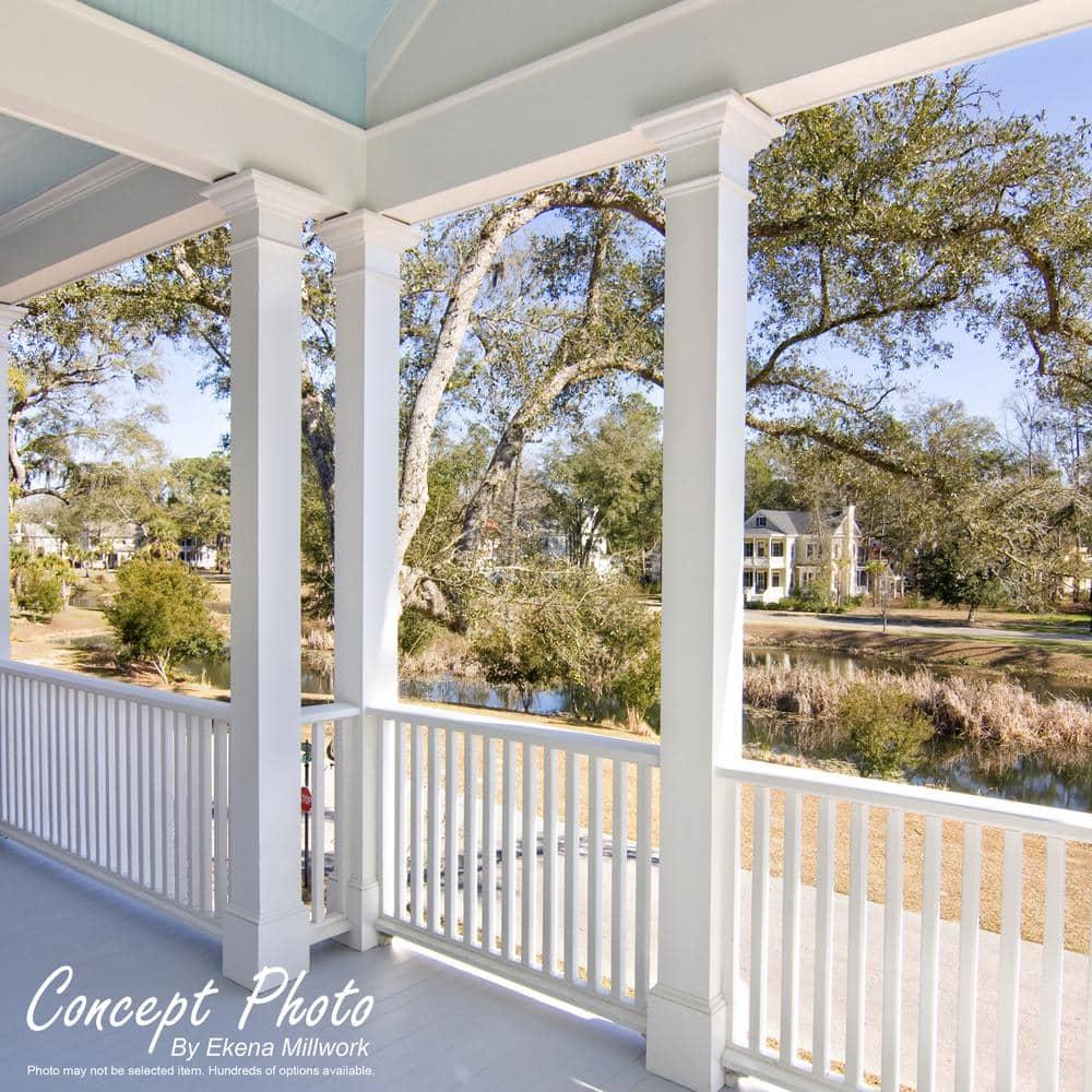 Ekena Millwork 7.5'' H x 78.75'' W x 0.75'' D Urethane Flat Trim