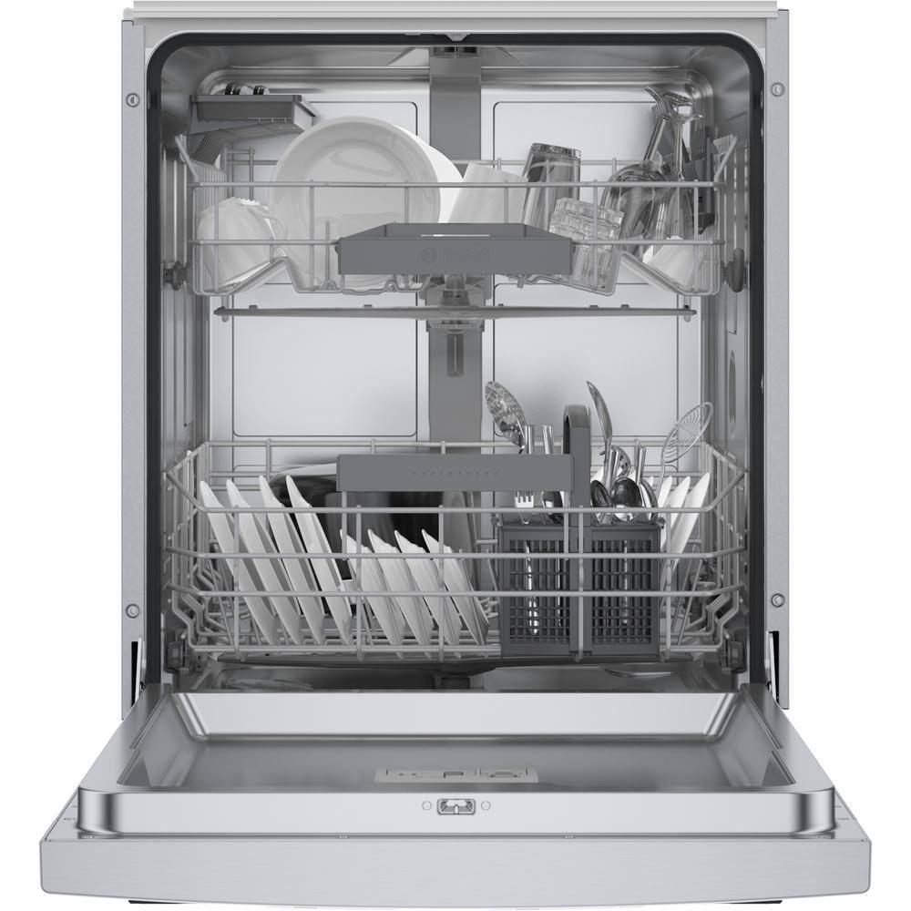 Bosch SGE53C55UC 300 Series 24" ADA Front Control Smart Built-In Dishwasher with Home Connect and 46 Dba
