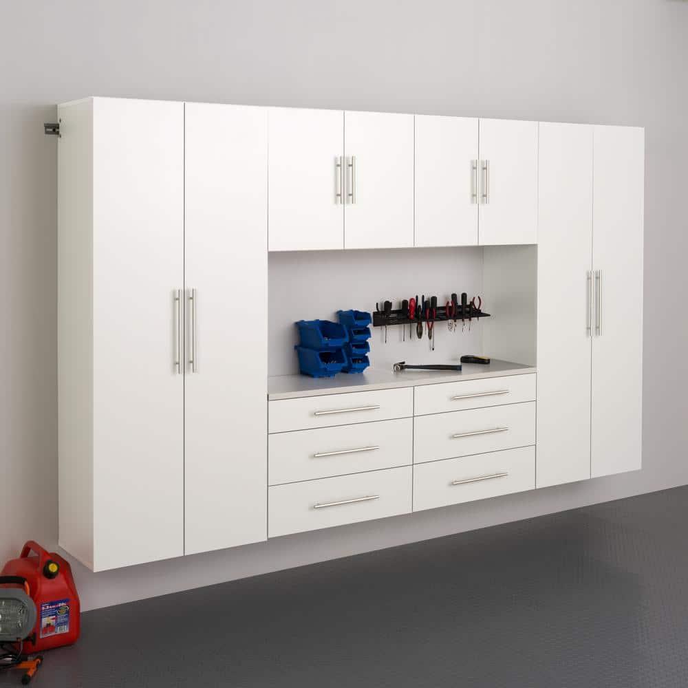 30" Hangups Large Storage Cabinet White - Prepac: Wall Mounted, Workshop & Office Organizer