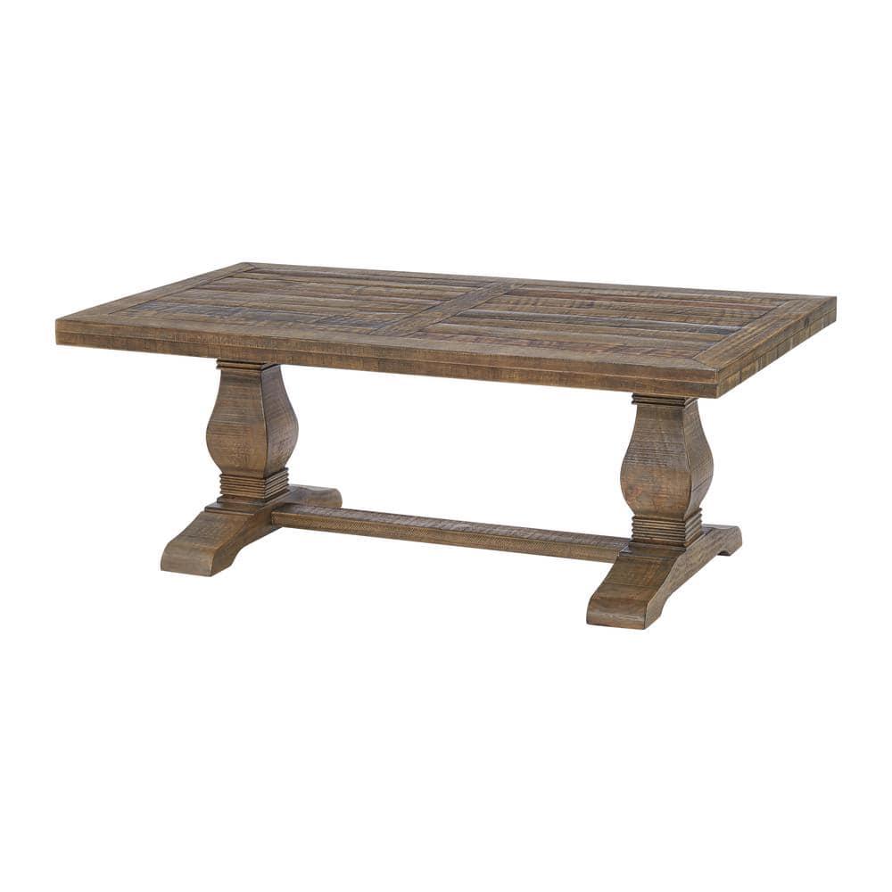 Martin Svensson Home Napa Pedestal Coffee Table, Reclaimed Natural