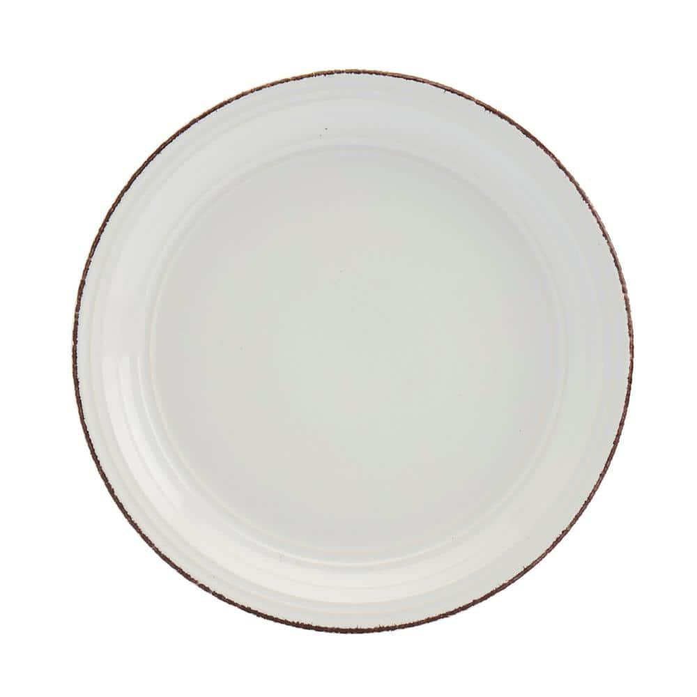 Tabletops Gallery 12 Piece White Farmhouse Dinnerware Set, Service for 4