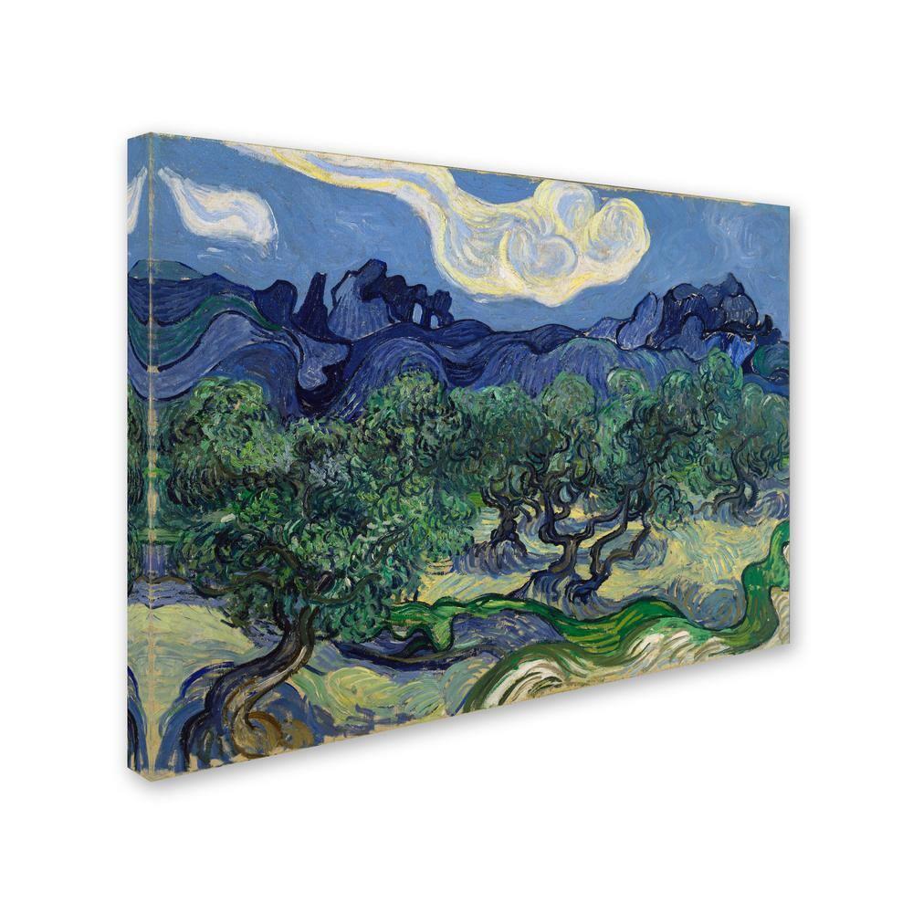 Van Gogh 'The Olive Trees' Canvas Art