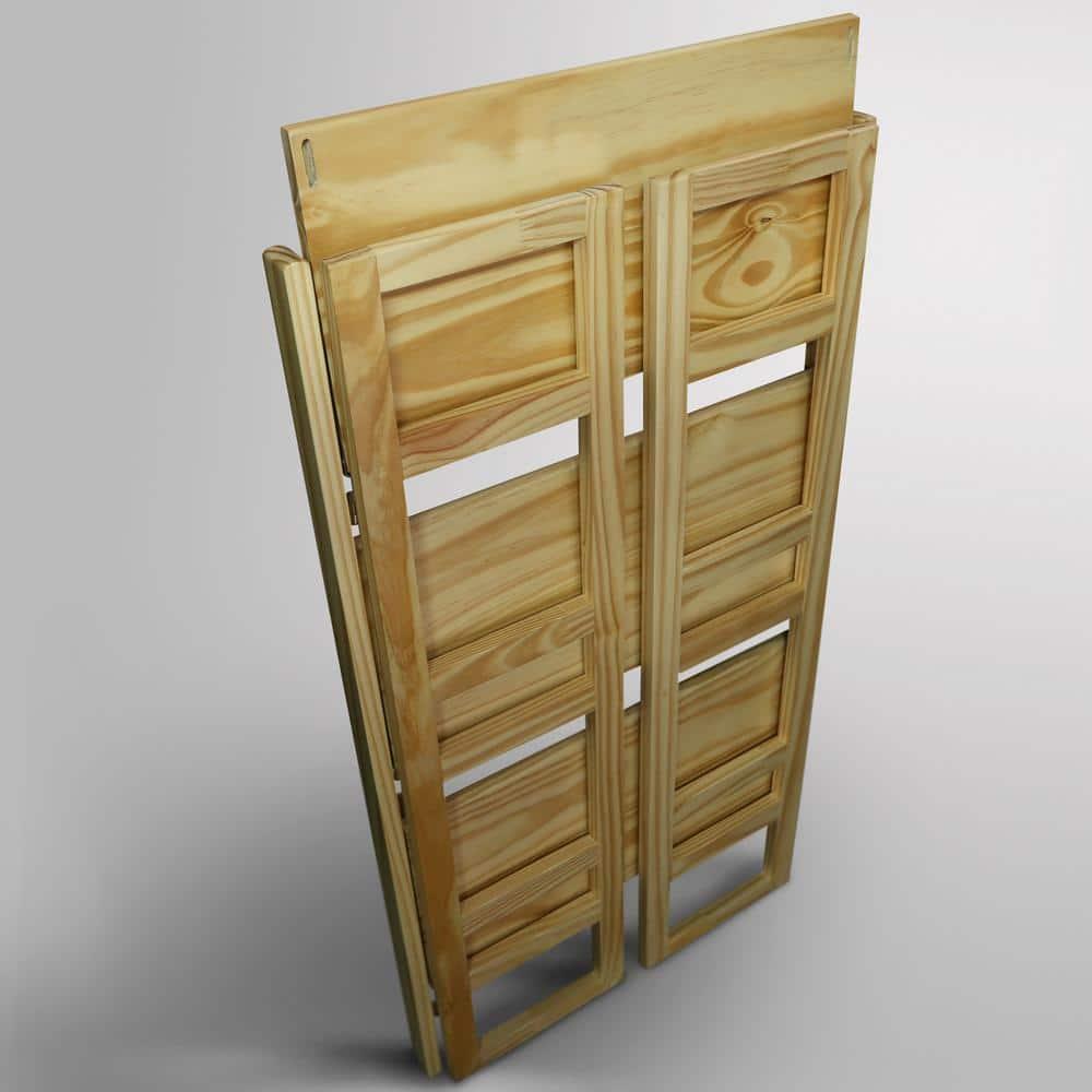 Casual Home 3 Shelf Folding Student Office Bedroom Living Room Bookcase, Natural