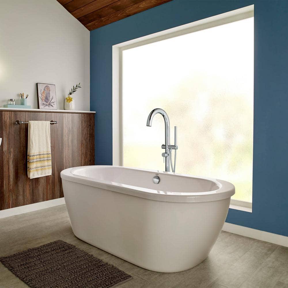 1 Handle Floor Tub Filler with Diverter