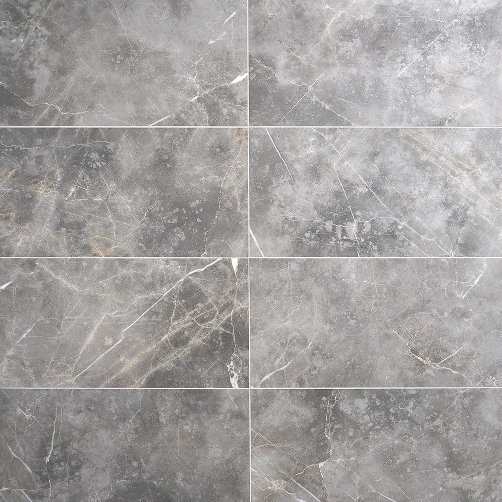 Bond Tile 12" x 24" Porcelain Marble Look Wall & Floor Tile
