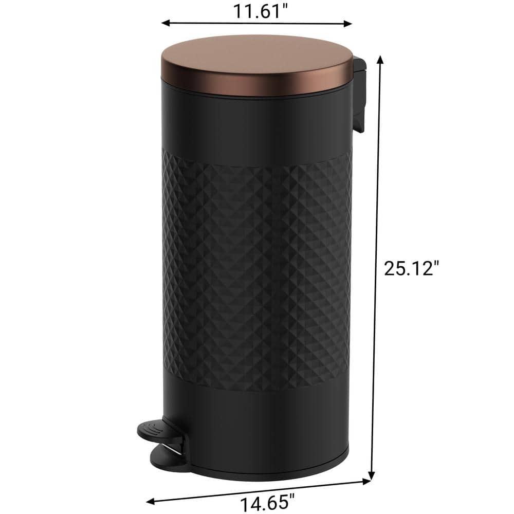 Innovaze Metal Step On Kitchen Trash Can - 8 Gallons