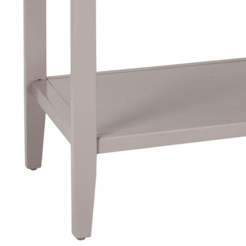 Charlotte Sideboard - Quartz Grey/Oak Top - Safavieh.