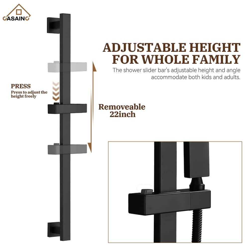 Pressure-Balanced (Temperature And Volume) All-In-One Kit with Rough in-Valve