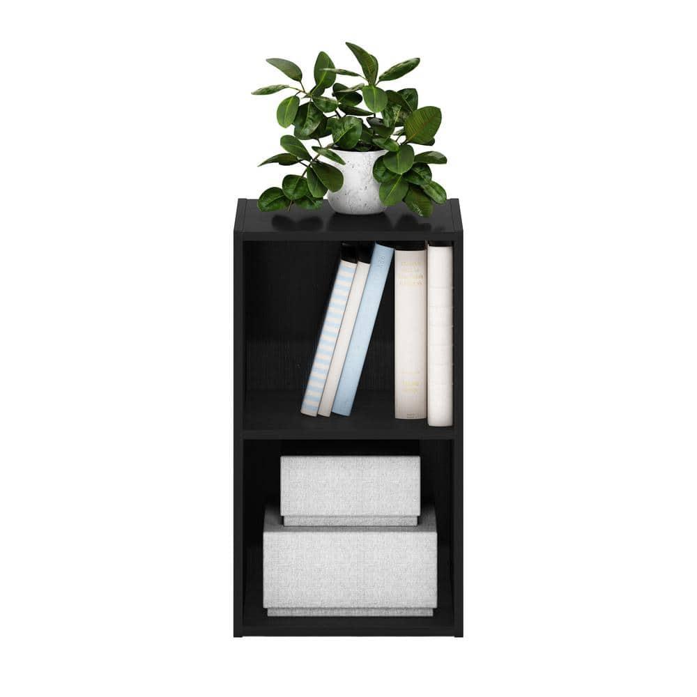 Furinno Pasir 2-Tier Open Shelf Bookcase Blackwood