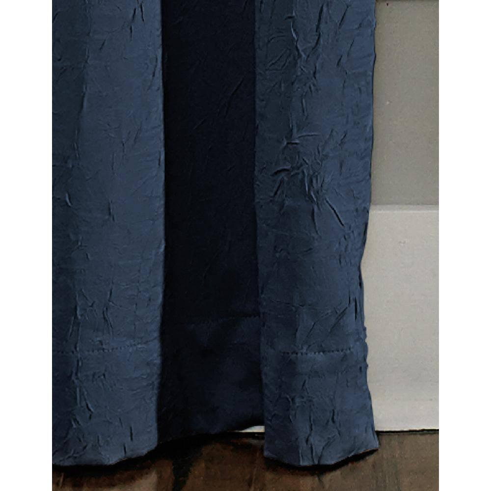 Curtainworks Lenox Grommet Curtain 63", Navy, Adult