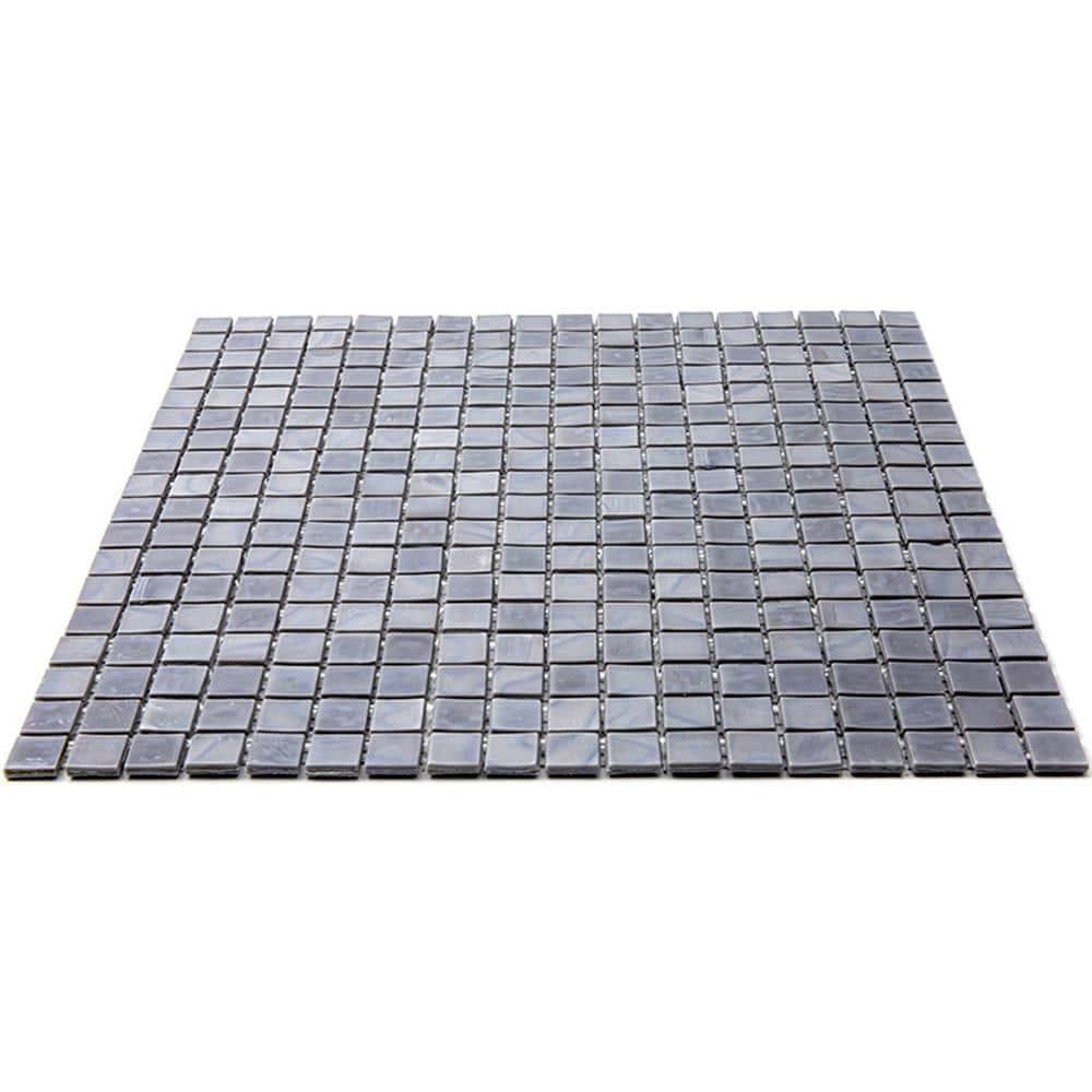Skosh 0.6" x 0.6" Glass Grid Mosaic Wall & Floor Tile