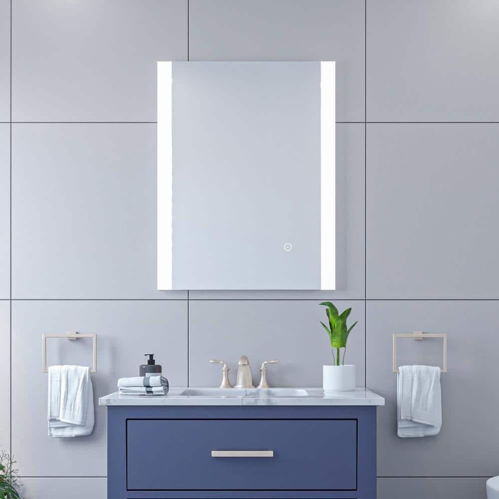 Altair Design Cosenza 24” Rectangle Frameless Modern LED Bathroom Vanity Mirror
