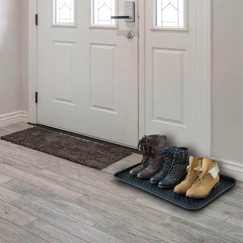 Boot Tray Muddy Shoes Plastic Utility Paint Drip Mat 30 x 15 Inches